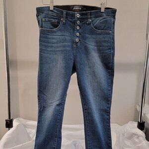 Torrid Sky High Button Fly Skinny Jeans SZ 12S